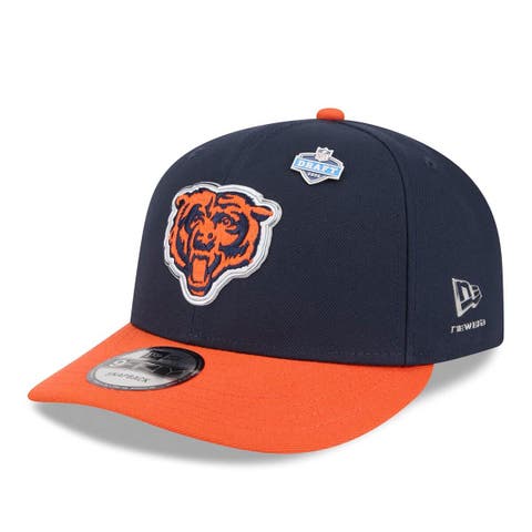 Men's New Era  Navy/Orange Chicago Bears 2026 NFL Draft On Stage Pre-Curved 9FIFTY Snapback Hat