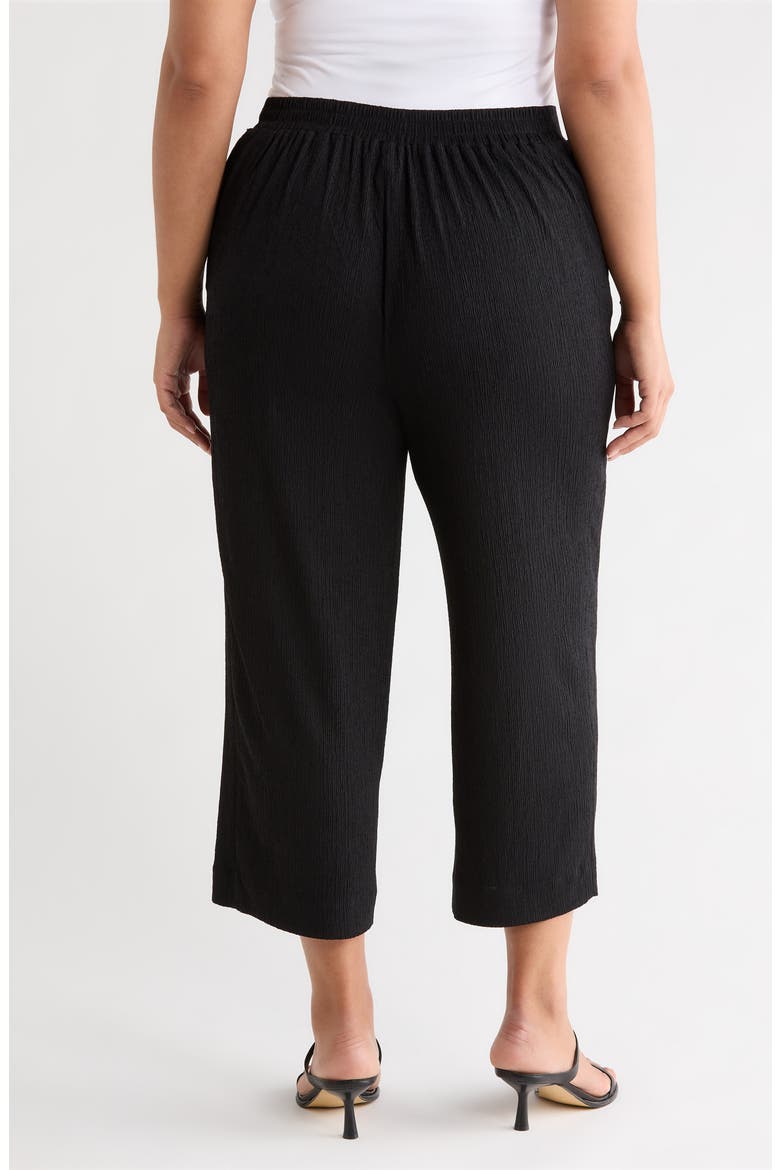 Crop Pull-On Pants, Alternate, color, ANNE BLACK