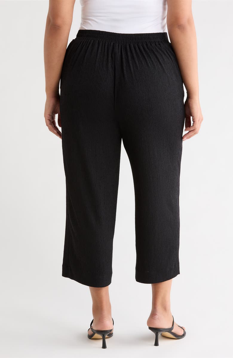 AK ANNE KLEIN Crop Pull-On Pants, Alternate, color, Anne Black
