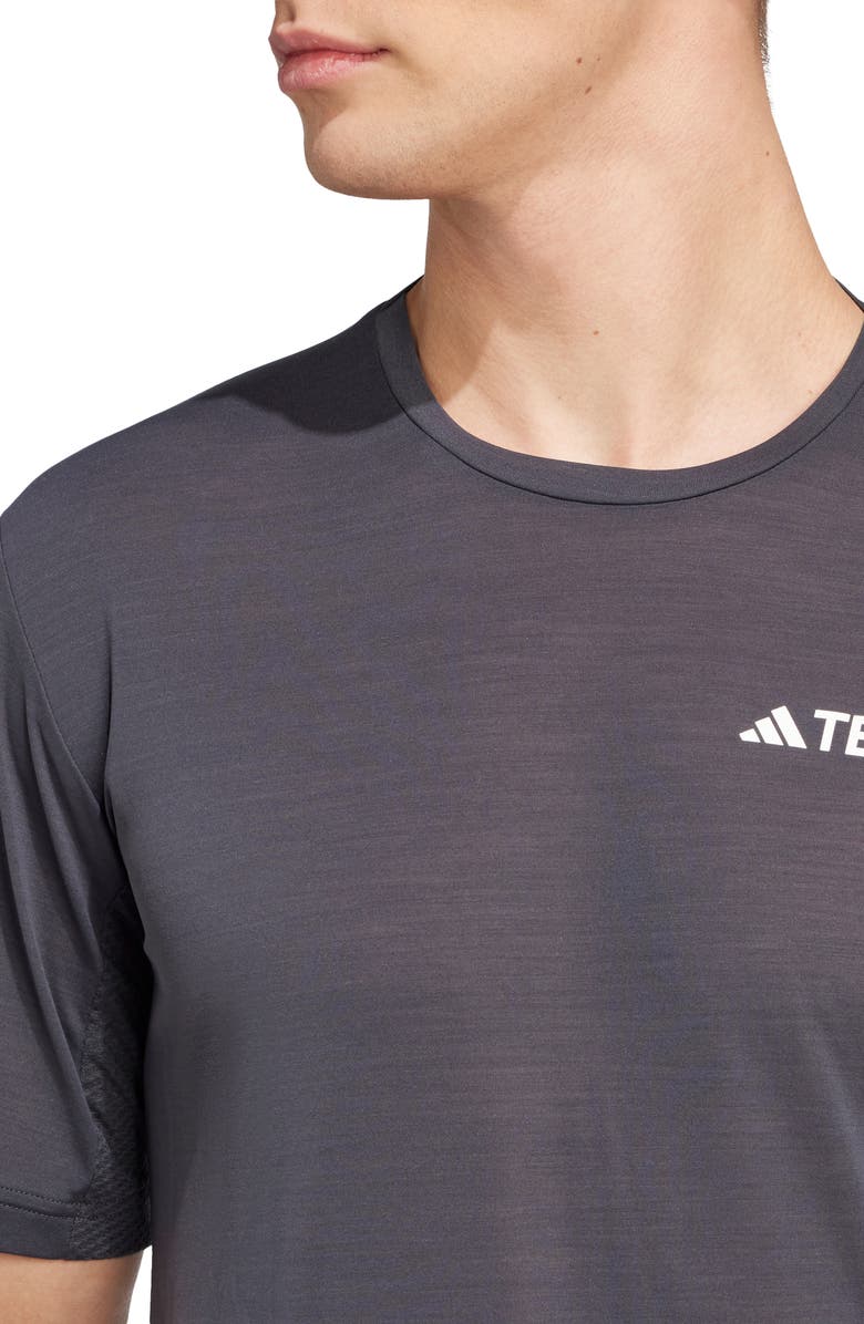 adidas Terrex Tech T-Shirt, Alternate, color, Carbon