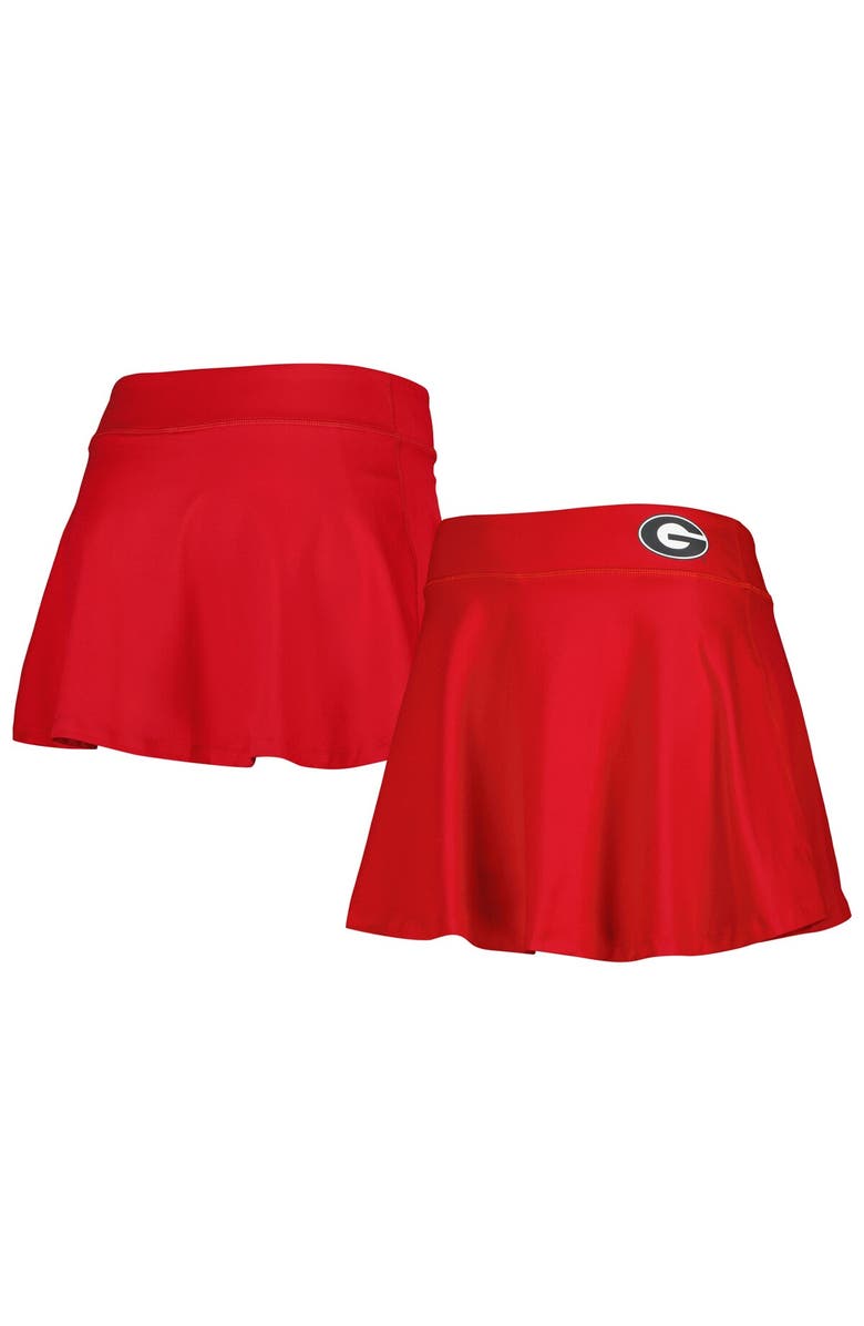 ZOOZATZ Women's ZooZatz Red Georgia Bulldogs Flowy Skort, Main, color, 