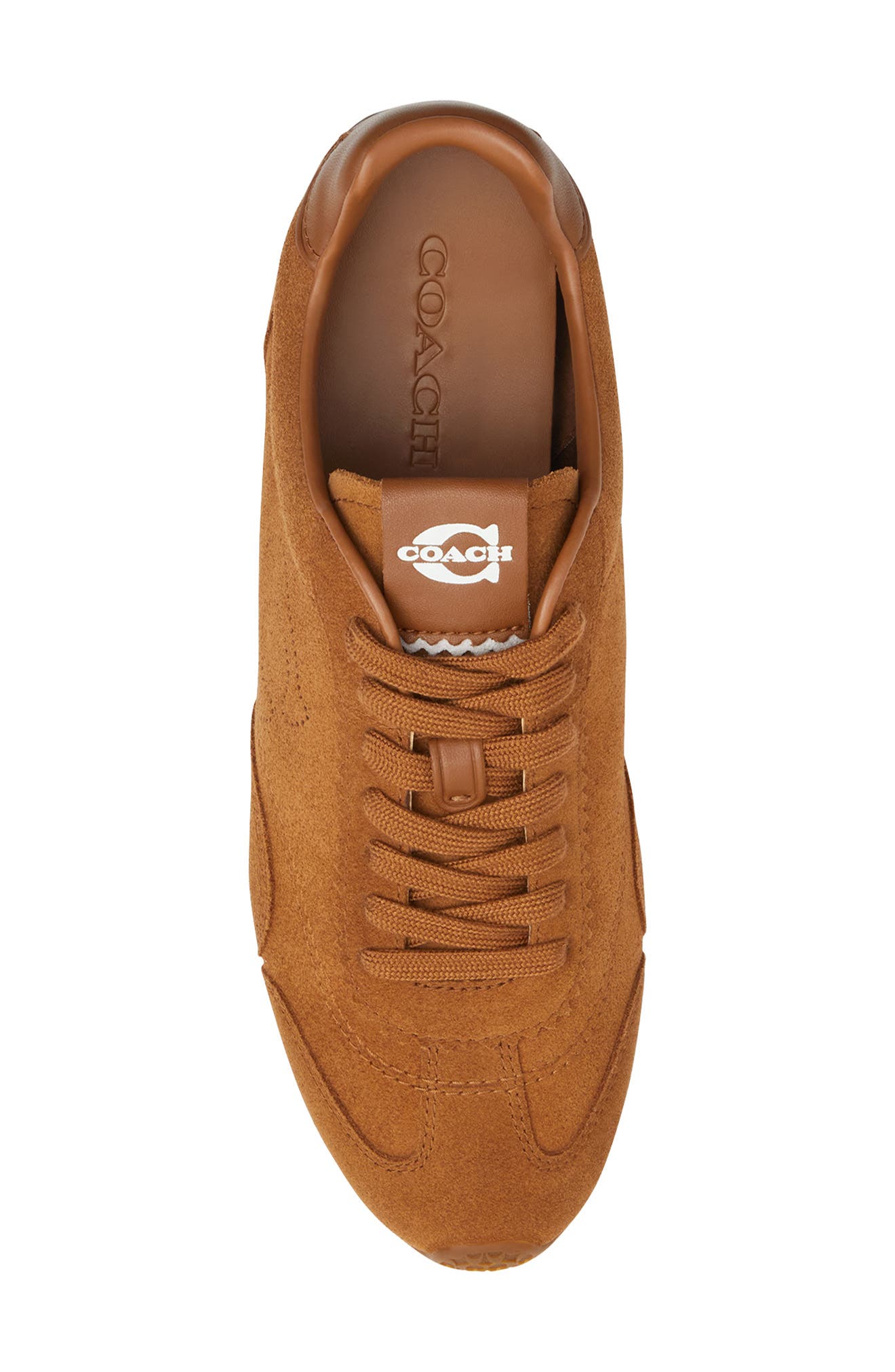 COACH Logo Perforation Sneaker, Alternate, color, 