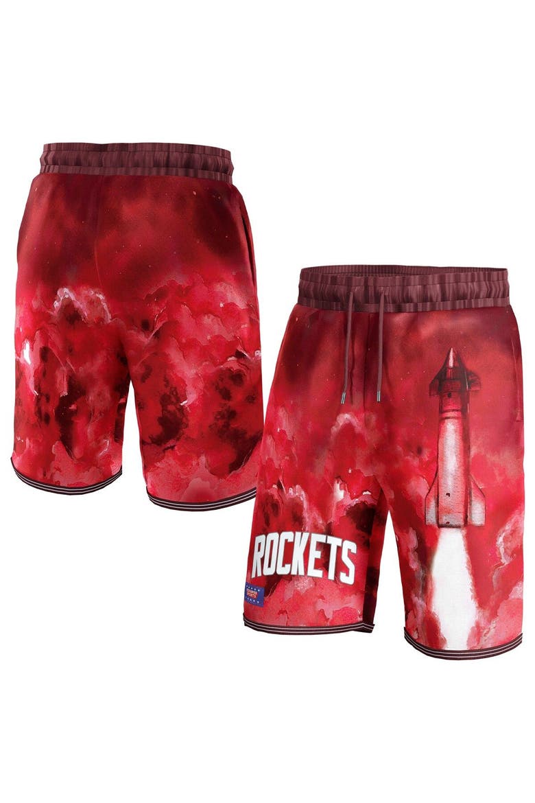 Unisex NBA & KidSuper Studios by Fanatics Red Houston Rockets Hometown Shorts, Main, color, Red