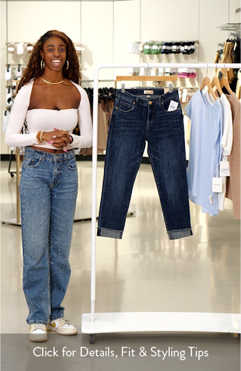 Amy Crop Straight Leg Jeans, sales video thumbnail