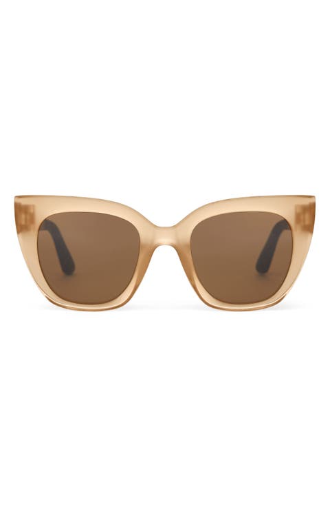 Sydney 50mm Gradient Small Cat Eye Sunglasses