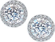 House of Frosted Moissanite Stud Earrings