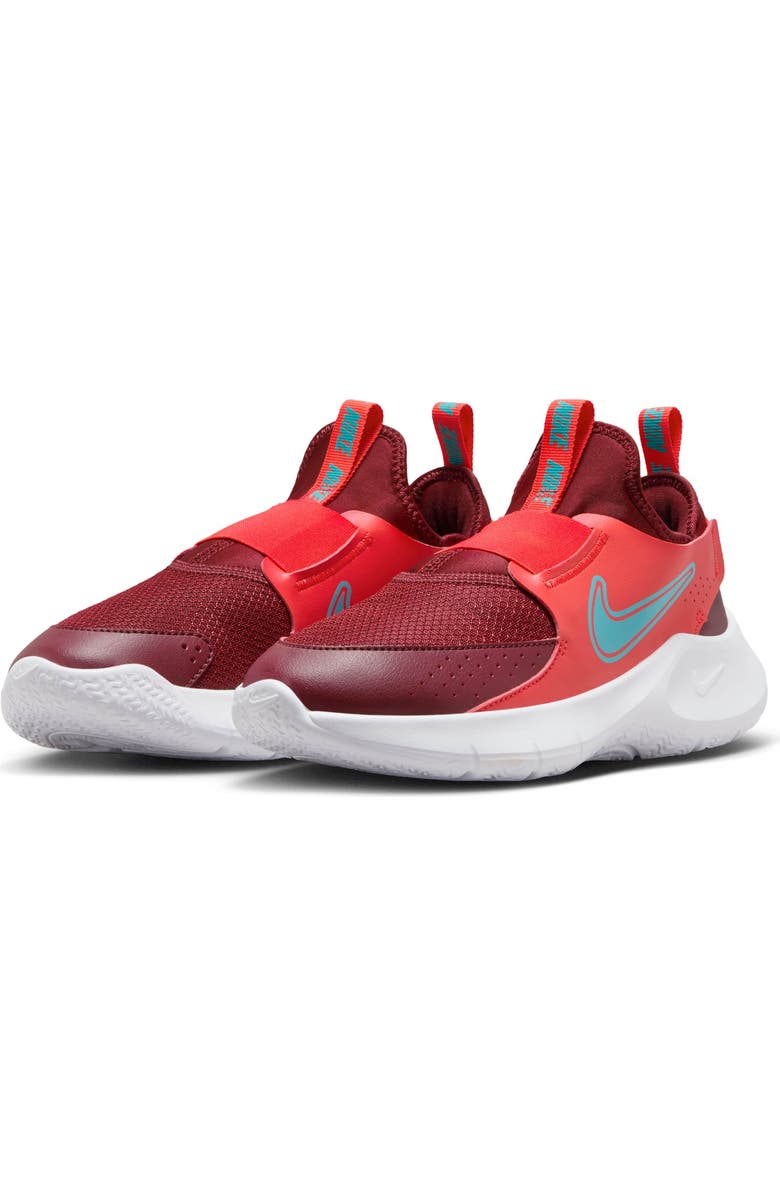 Nike Flex Runner 3 Slip-On Shoe, Main, color, Crimson/ Dusty Cactus/ Red