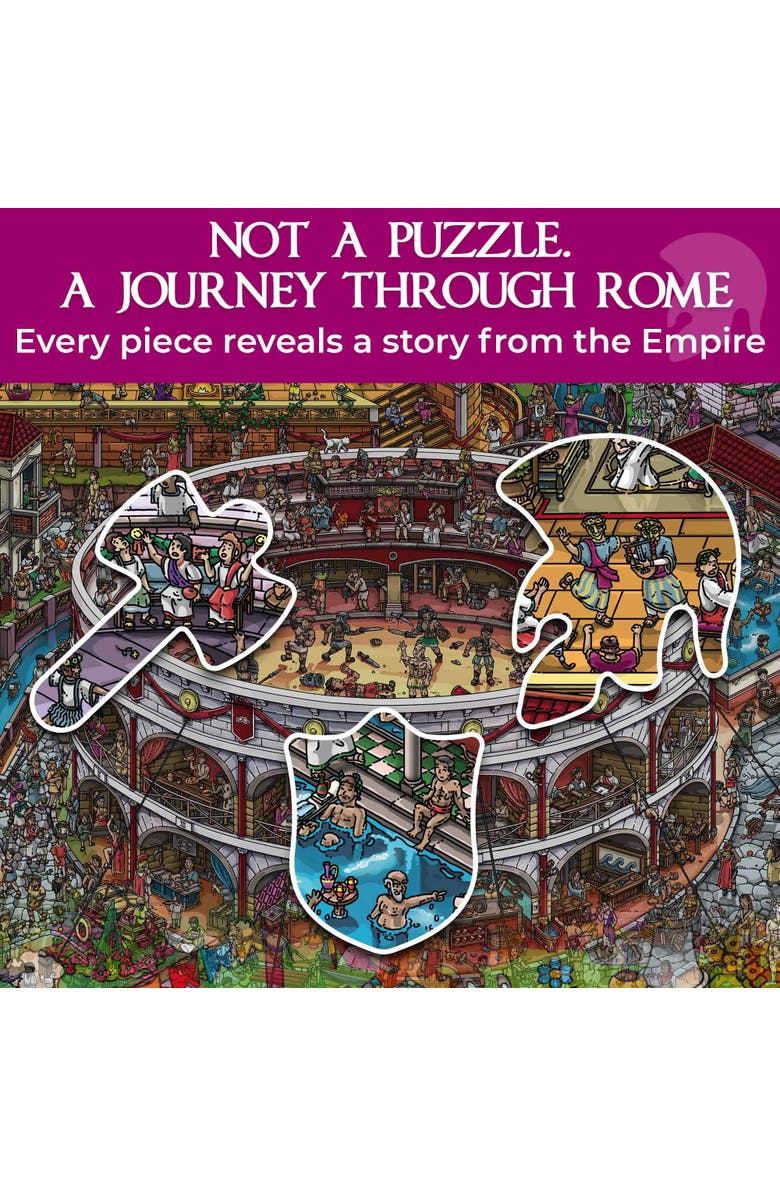 Quokka 1000-Piece Jigsaw Puzzle for Adults - Metropolis, Nosferatu & Roman Empire, Alternate, color, Roman Empire