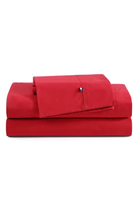 Cotton Percal Sheet Set