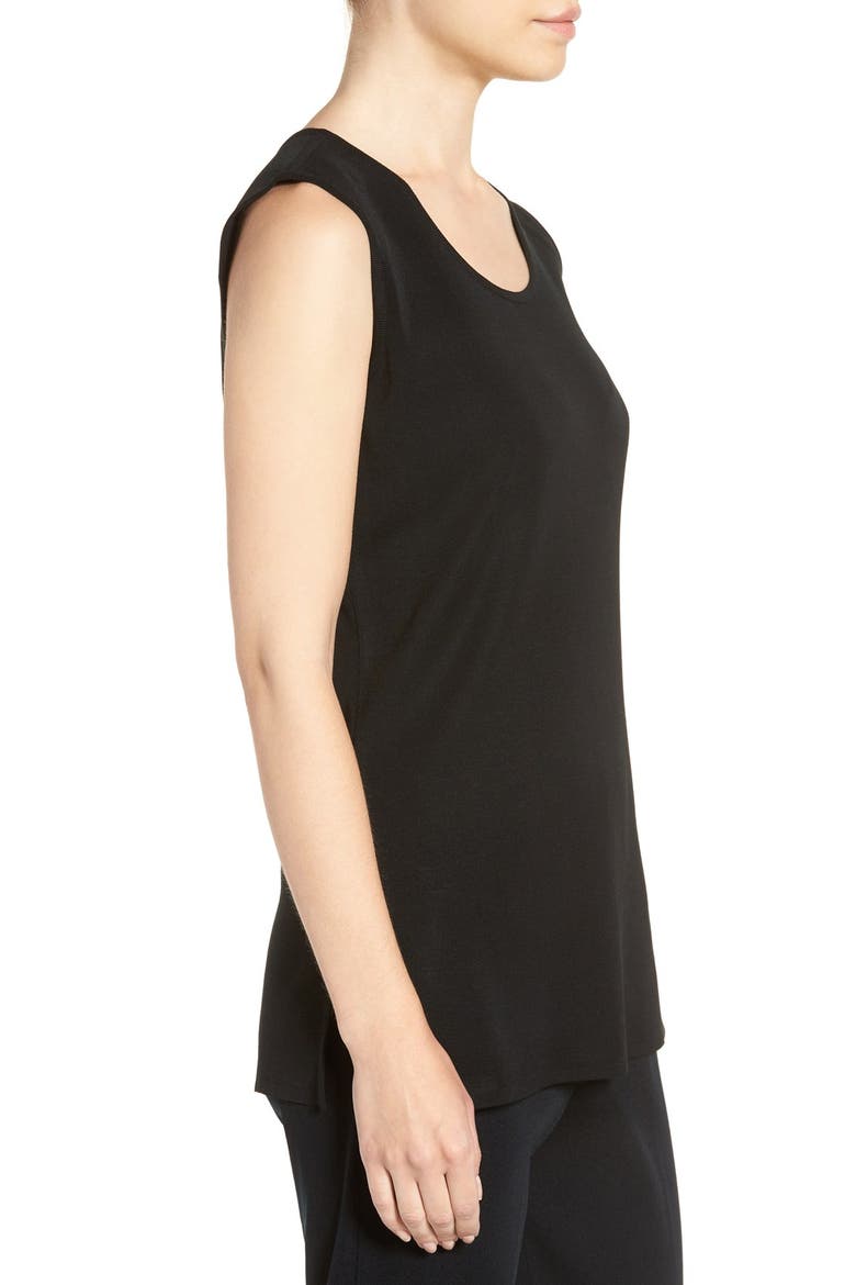 Long Knit Tank, Alternate, color, BLACK
