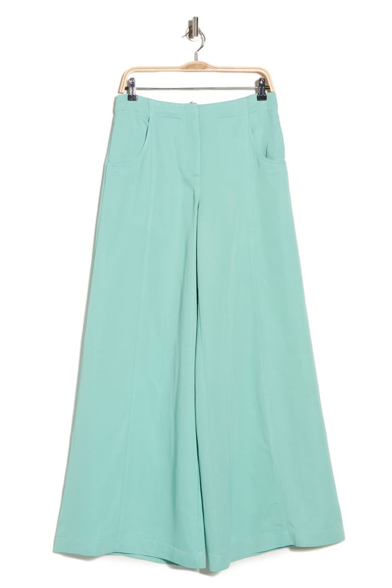 Demie Wide Leg Pants, Alternate, color, POOL BLUE