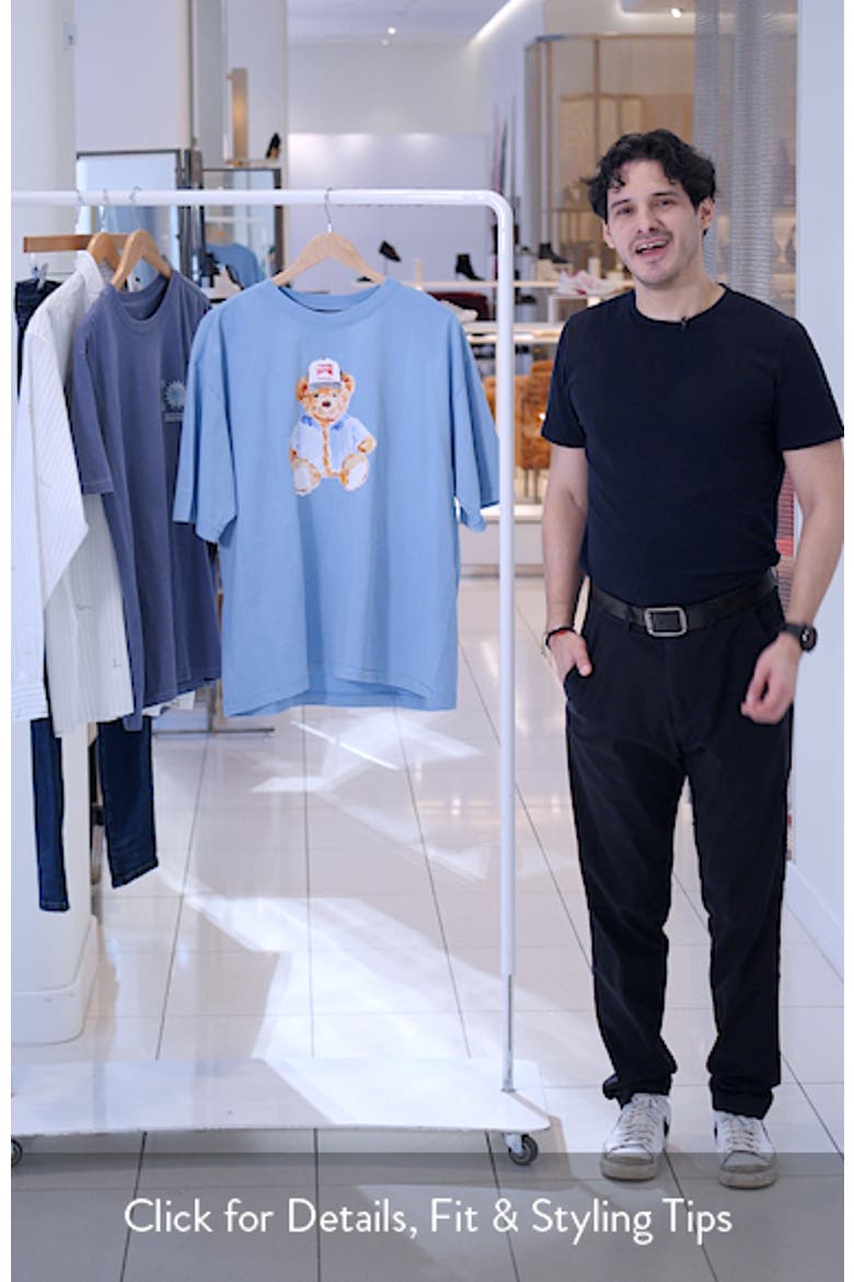 Watercolor Teddy Bear Graphic T-Shirt video