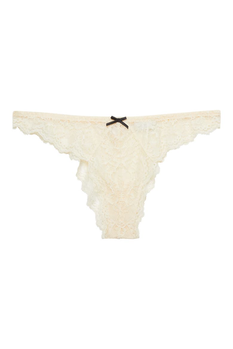 Bianca Lace Cheeky Briefs, Main, color, BUTTERCUP