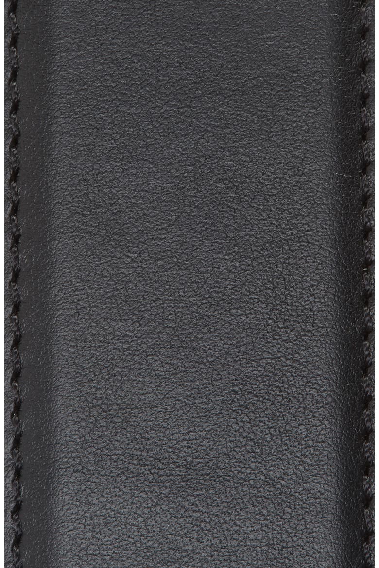 Medusa Head Leather Belt, Alternate, color, BLACK-RUTHENIUM