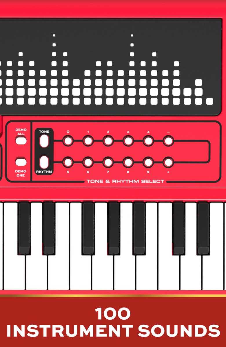 FAO Schwarz Stage Stars Standing Keyboard Toy, Alternate, color, Red