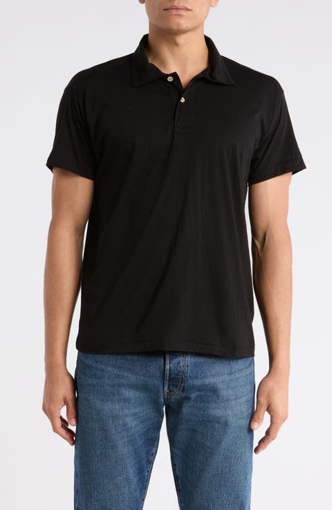Solid Cotton & Cashmere Polo