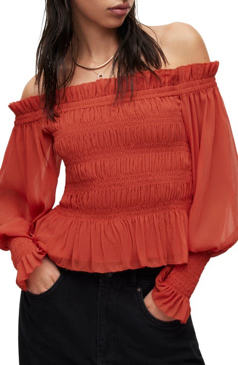 Women's Peplum Off the Shoulder Tops | Nordstrom