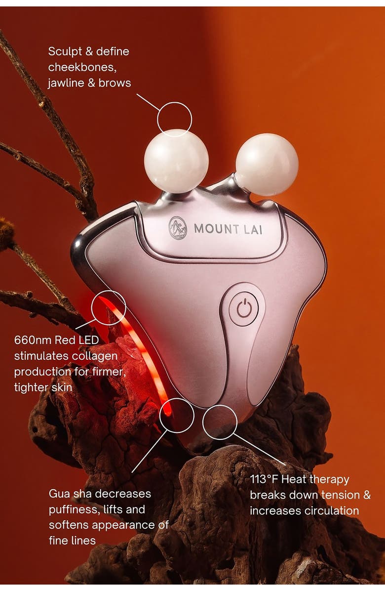 MOUNT LAI Vitality Qi LED Gua Sha Device, Alternate, color, White