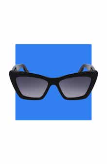 Gancini 55mm Gradient Rectangle Sunglasses