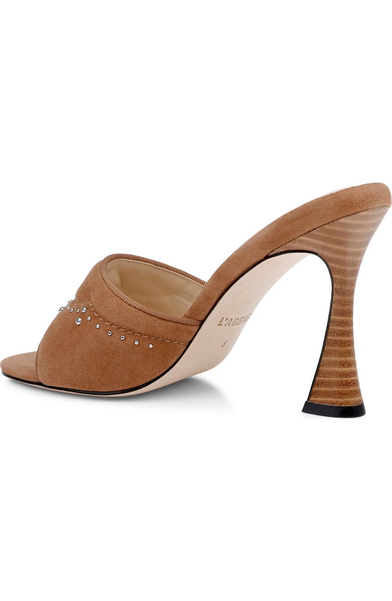 L'AGENCE Lille Sandal, Alternate, color, Sand Suede