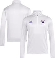 adidas Men's adidas White Washington Huskies 2024 Coaches Sideline Quarter-Zip Top