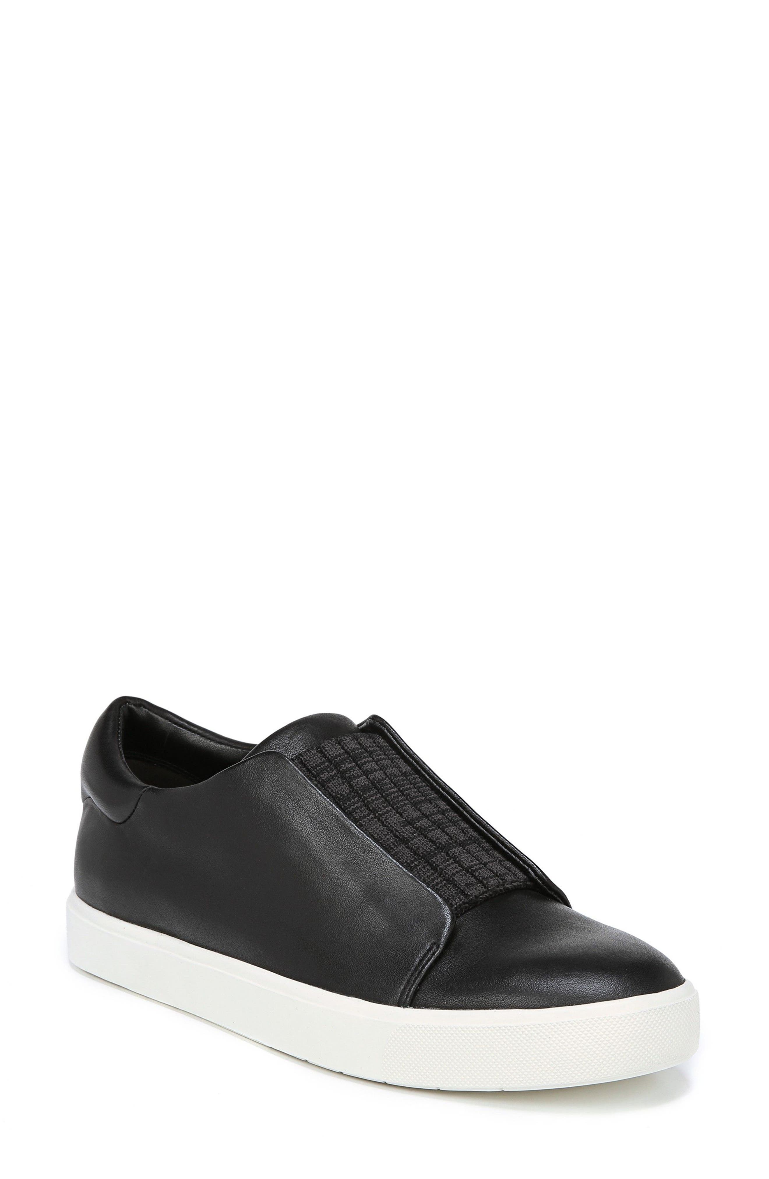Cantara Slip-On Sneaker, Main, color, BLACK/ GREY LEATHER