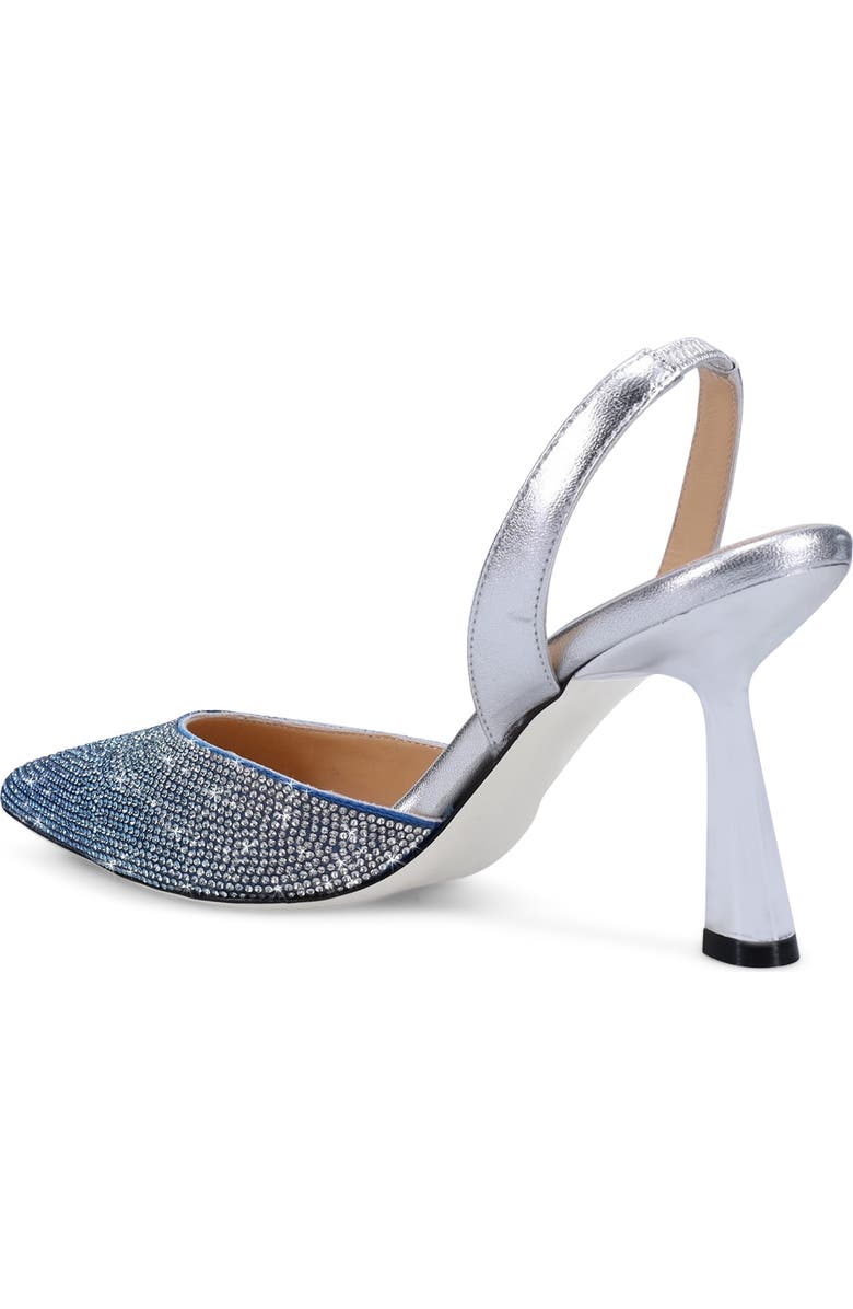 Ron White Daphny Slingback Pointed Toe Pump, Alternate, color, Silver