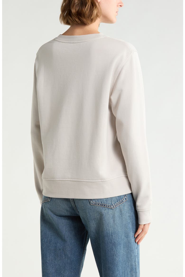 Crewneck Cotton Sweatshirt, Alternate, color, SALT GLASS