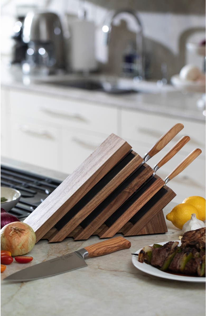 Messermeister Oliva Elite 5 Piece Knife Block Set, Alternate, color,