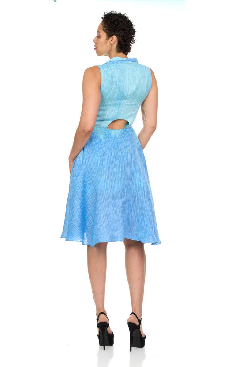 KAHINDO Double Collar Ombre Dress, Alternate, color,