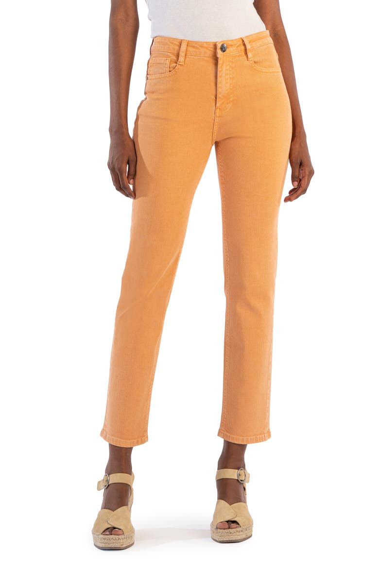 Rachael High Waist Crop Mom Jeans, Main, color, APRICOT JM