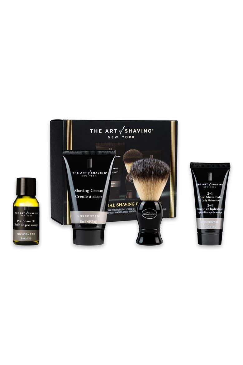 Unscented Essential 4-Piece Shaving Collection $75 Value, Main, color, NO COLOR