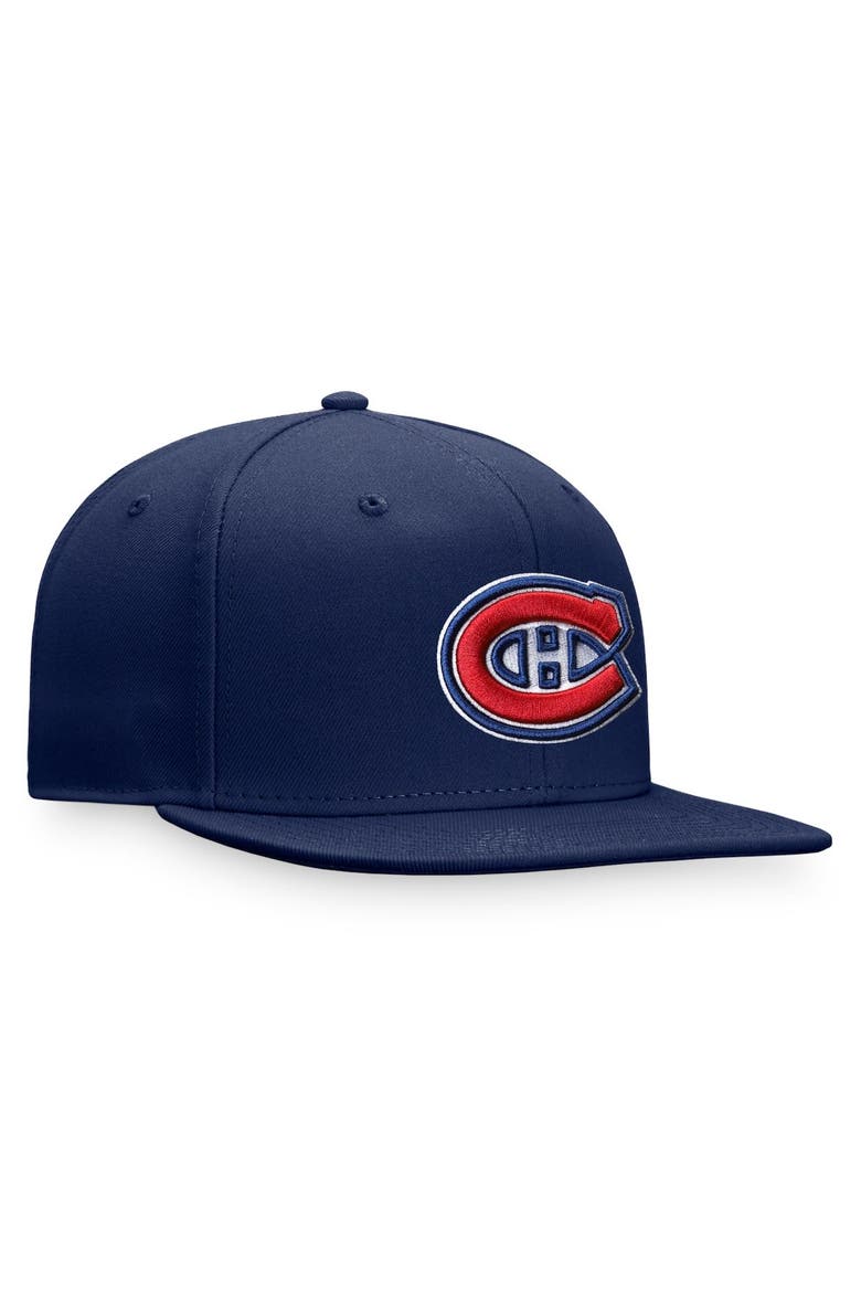 Men's Fanatics Branded Navy Montreal Canadiens Core Primary Logo Fitted Hat, Alternate, color, Navy