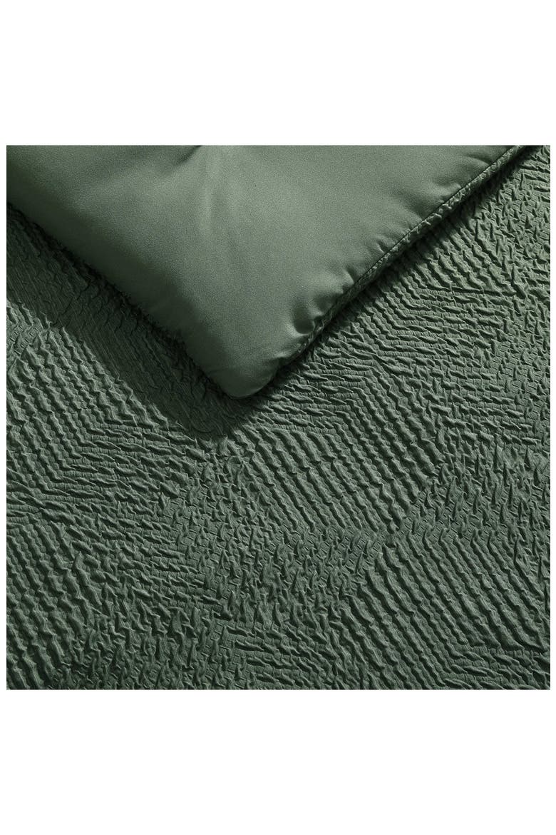 Point Harbor Embossed Comforter Set, Alternate, color, FERN GREEN