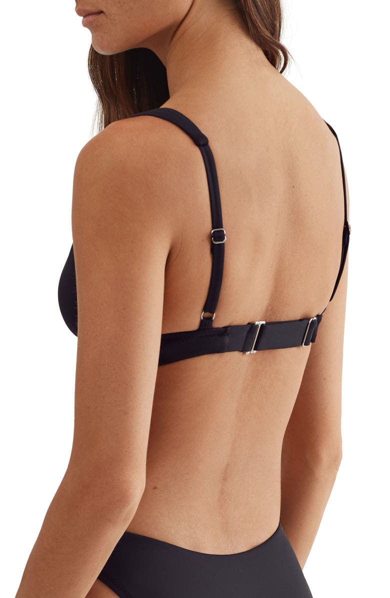 Polo Ralph Lauren V-Neck Bikini Top, Alternate, color, 