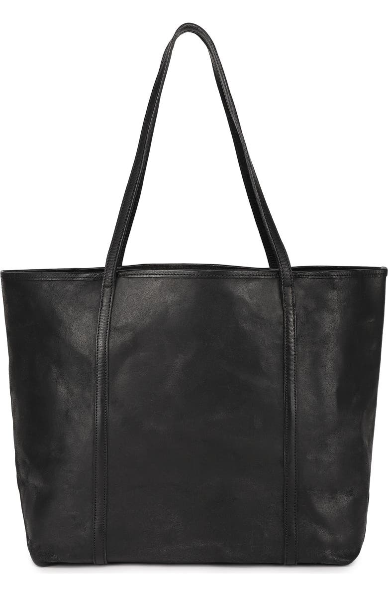 OLD TREND Alder Genuine Leather Everyday Shoulder Tote, Alternate, color, Black