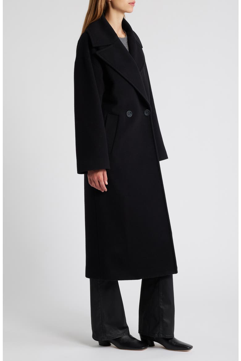Isabella Wool Blend Coat, Alternate, color, BLACK
