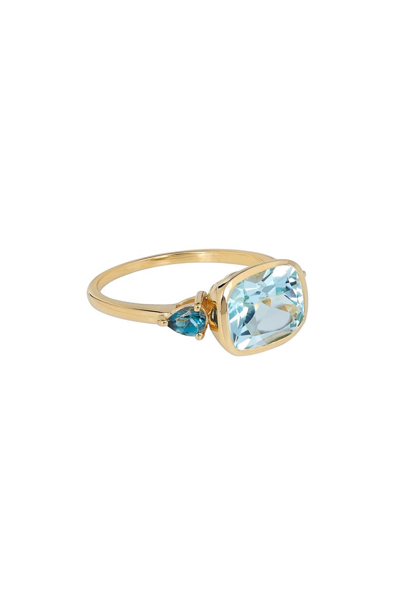 YS GEMS East/West Sky Blue Topaz Ring, Alternate, color, Blue