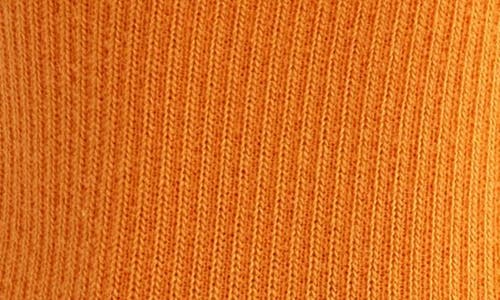 Ugg(r) Karsyn Lettuce Edge Crew Socks In Dark Apricot