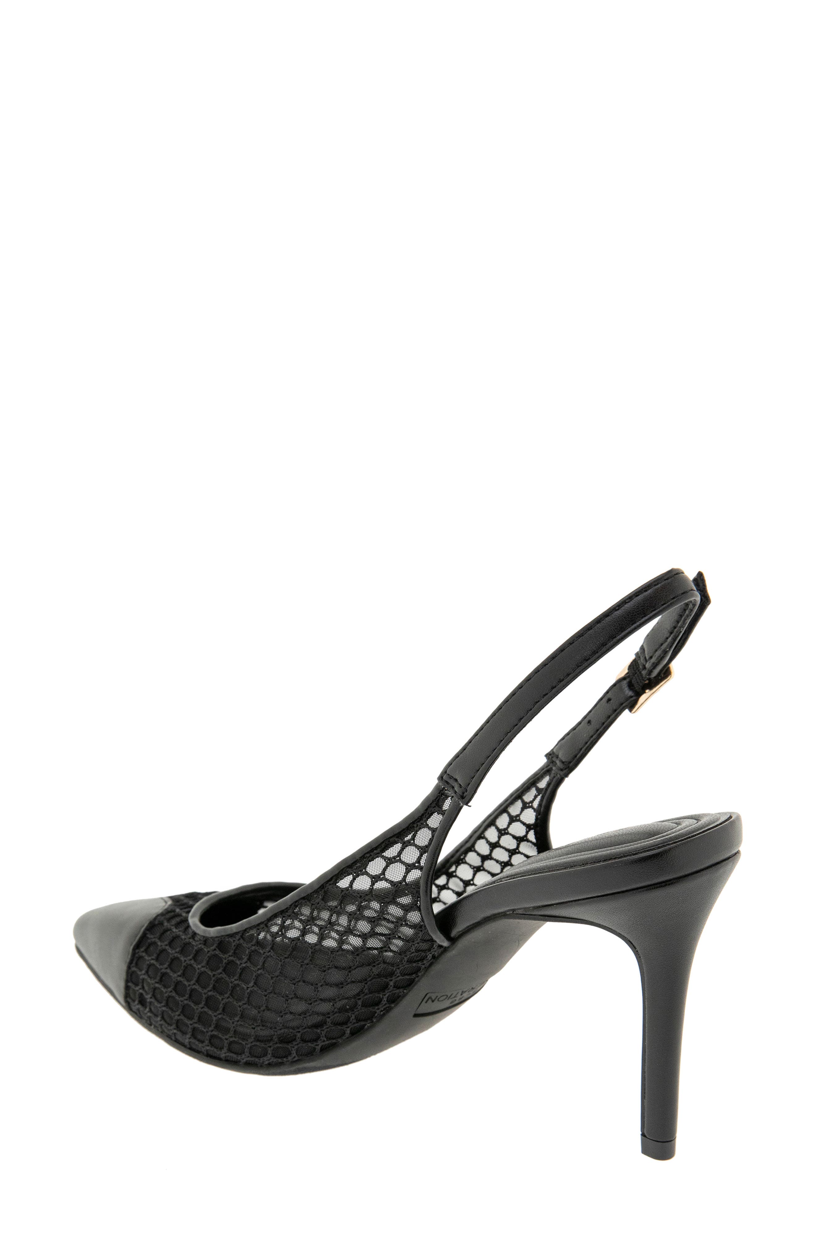 BCBGeneration Bridget Pointed Toe Slingback Pump, Alternate, color, Black