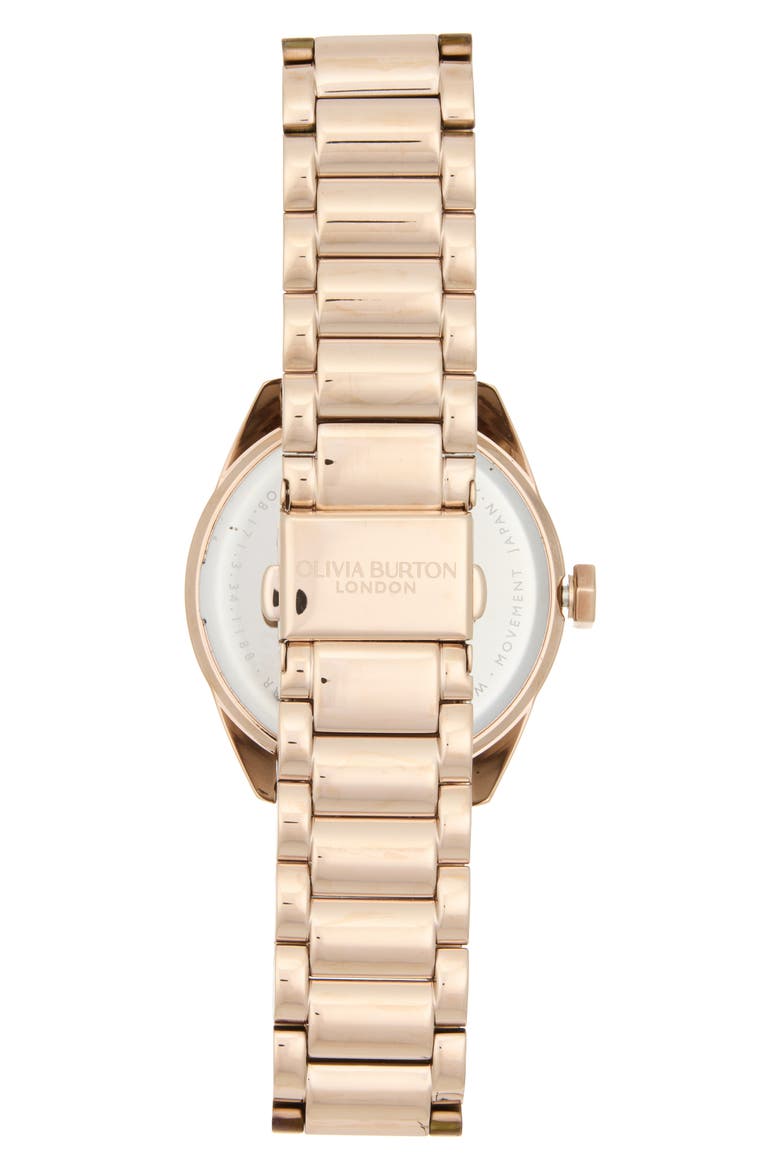Sports Luxe Geo Bracelet Watch, 34mm, Alternate, color, WHITE