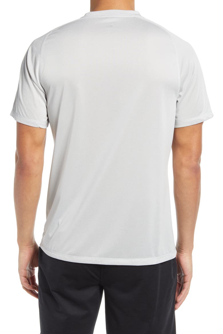 Performance T-Shirt, Alternate, color, GREY MICRO MELANGE