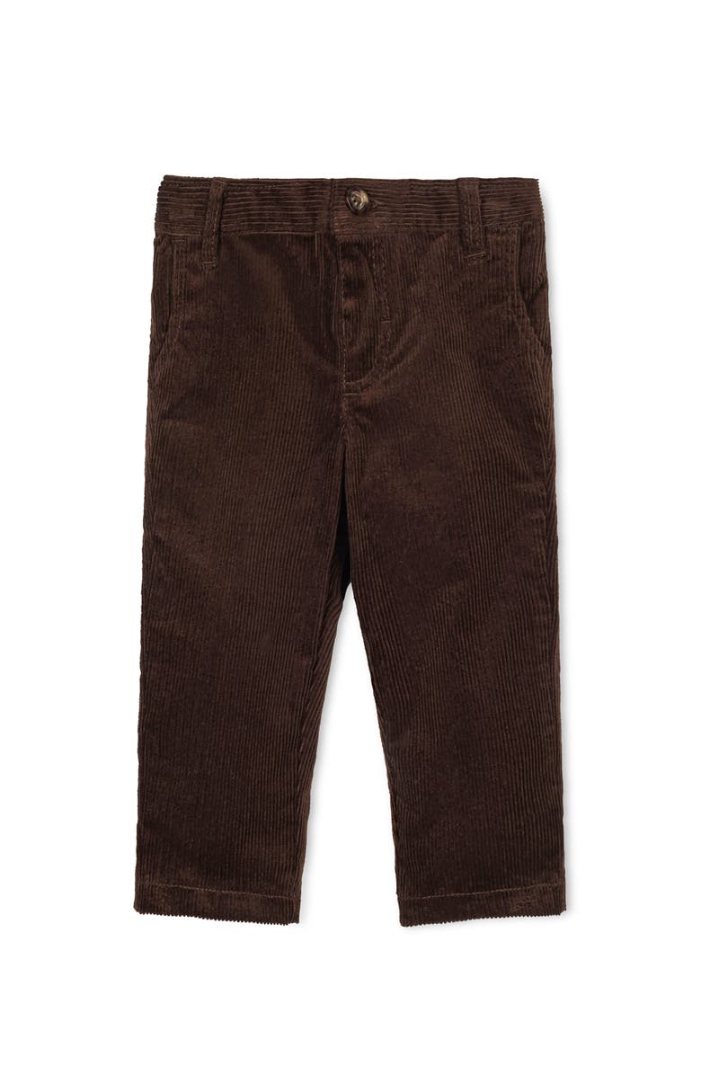 Hope & Henry Organic Stretch Corduroy Pant, Main, color, Chocolate