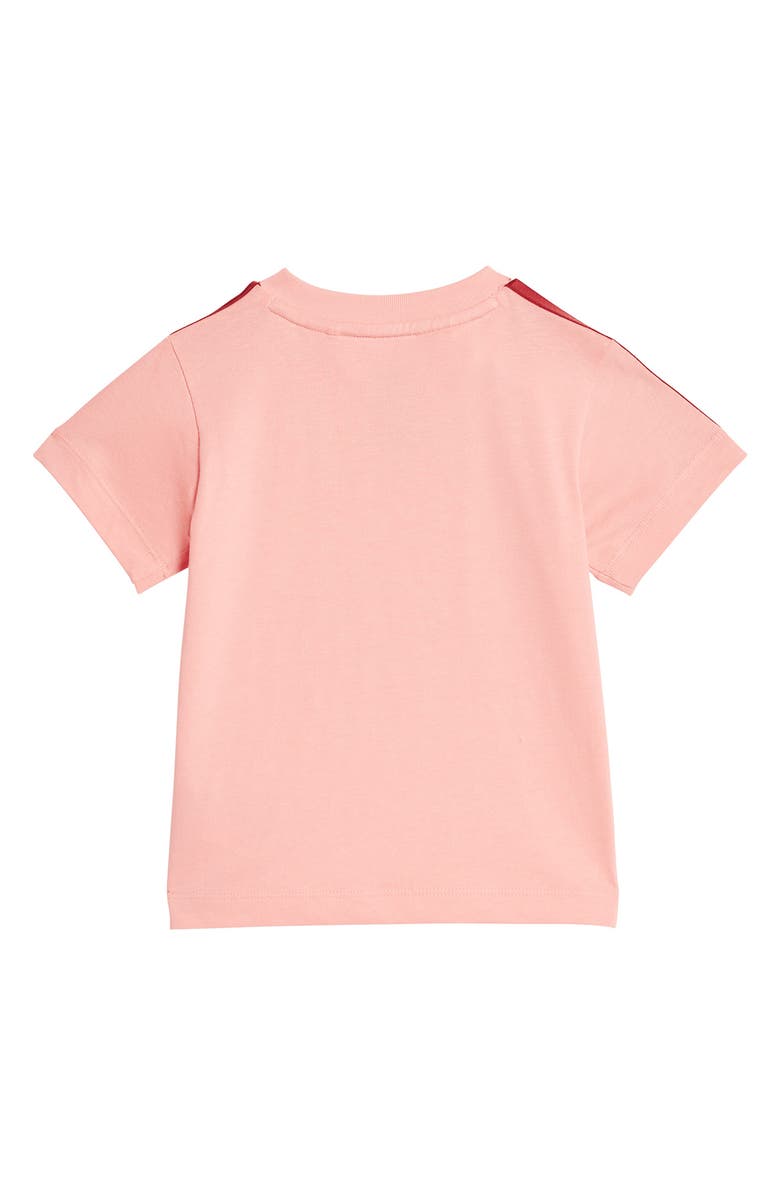 adidas Trefoil Graphic T-Shirt & Bike Shorts Set, Alternate, color,