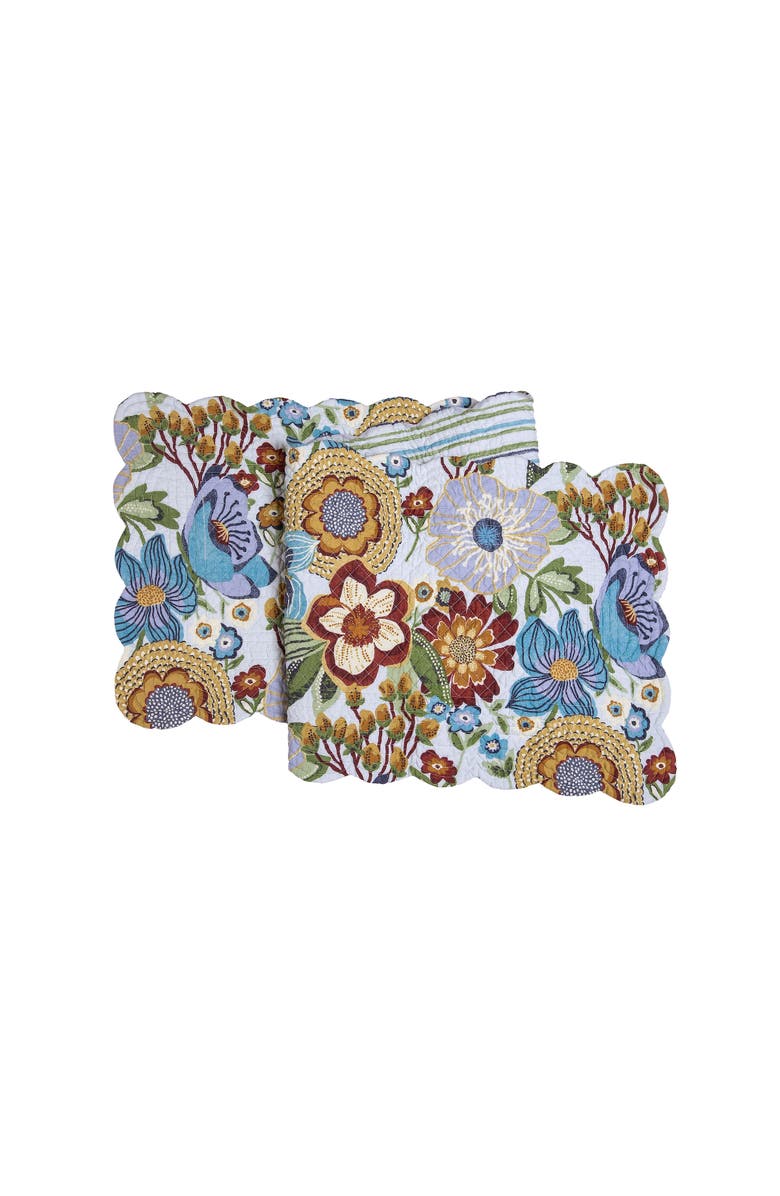 C&F Home Calanthe Table Runner 14" x 51", Main, color, Yellow