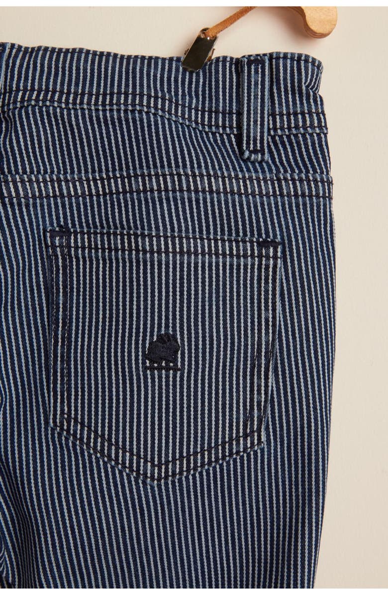 Babycottons Denim Stripes Pants for Toddler, Alternate, color, Blue