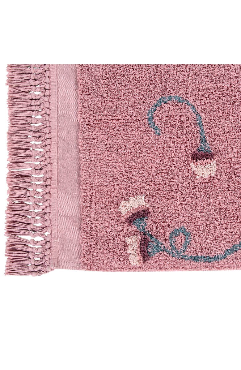 Lorena Canals Washable Rug English Garden Ash Rose, Alternate, color, Rose