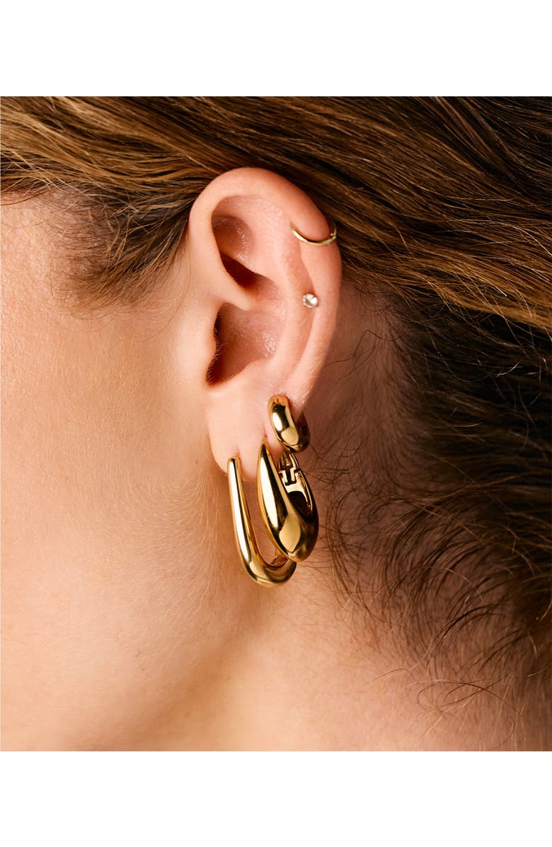 Hey Harper September Oval Earrings, Alternate, color, Gold