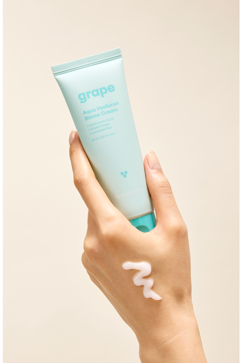 Grape Aqua Hyaluron Biome Cream, Alternate, color, White