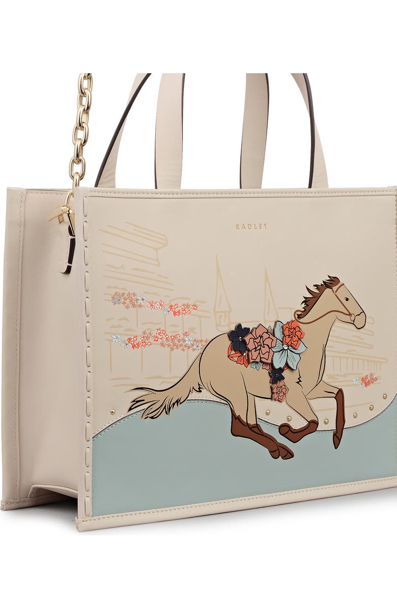 Radley Kentucky Derby Spring 2026 Small Ziptop Satchel Bag, Alternate, color, Salt